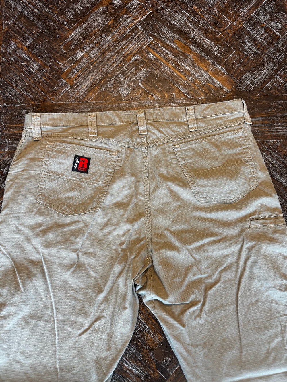 Wrangler Riggs Ripstop Work Pants - Tan - Picture 10 of 14